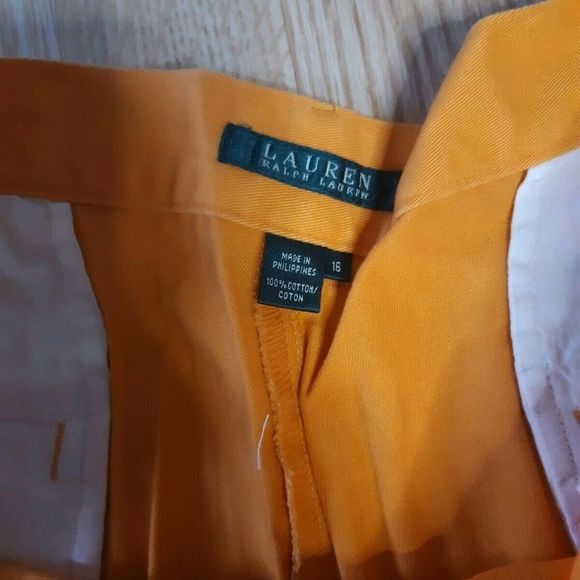 3 for $60 Ralph Lauren Shorts Mango Orange Size 16 Casual - Picture 3 of 6